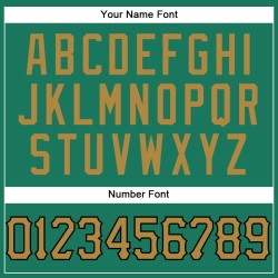 Maillot de baseball personnalisé vert authentique à rayures anciennes Kelly blanc or-noir