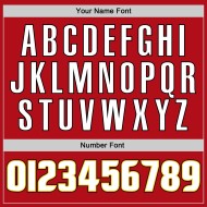 Maillot de baseball authentique blanc-or personnalisé rouge Maillot de baseball authentique blanc-or personnalisé rouge