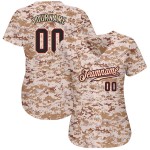 Maillot authentique noir et cramoisi camouflage Salute personnalisé pour le service de baseball Maillot authentique noir et cramoisi camouflage Salute personnalisé pour le service de baseball