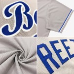 Maillot gris personnalisé vert-blanc authentique Kelly Rib-Knit Throwback Baseball Maillot gris personnalisé vert-blanc authentique Kelly Rib-Knit Throwback Baseball