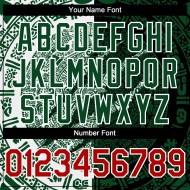 Maillot de baseball 3D à gratter du Mexique, rouge, personnalisé, authentique, vert et blanc, noir