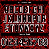 Maillot de baseball 3D authentique personnalisé Mexique rouge noir-blanc