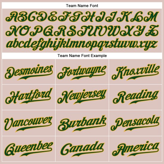Maillot de baseball vert-or pour le service Salute Custom Camo authentique Maillot de baseball vert-or pour le service Salute Custom Camo authentique